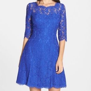 Eliza J Lace flares dress